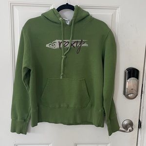 Green Roxy hoodie